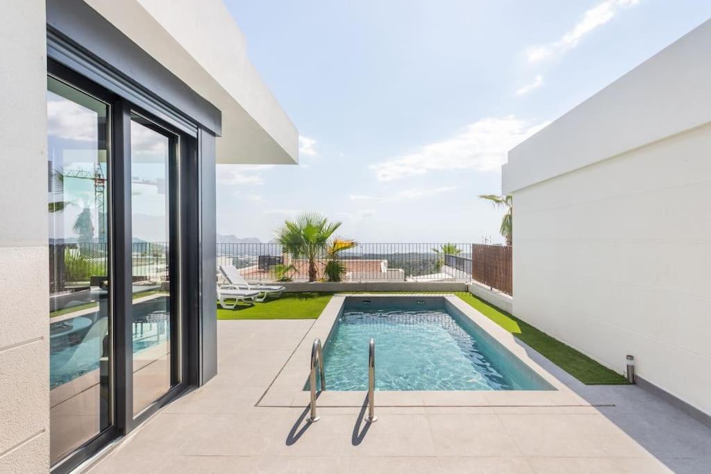 Casa Con Piscina Privada Polop Villa Exteriör bild