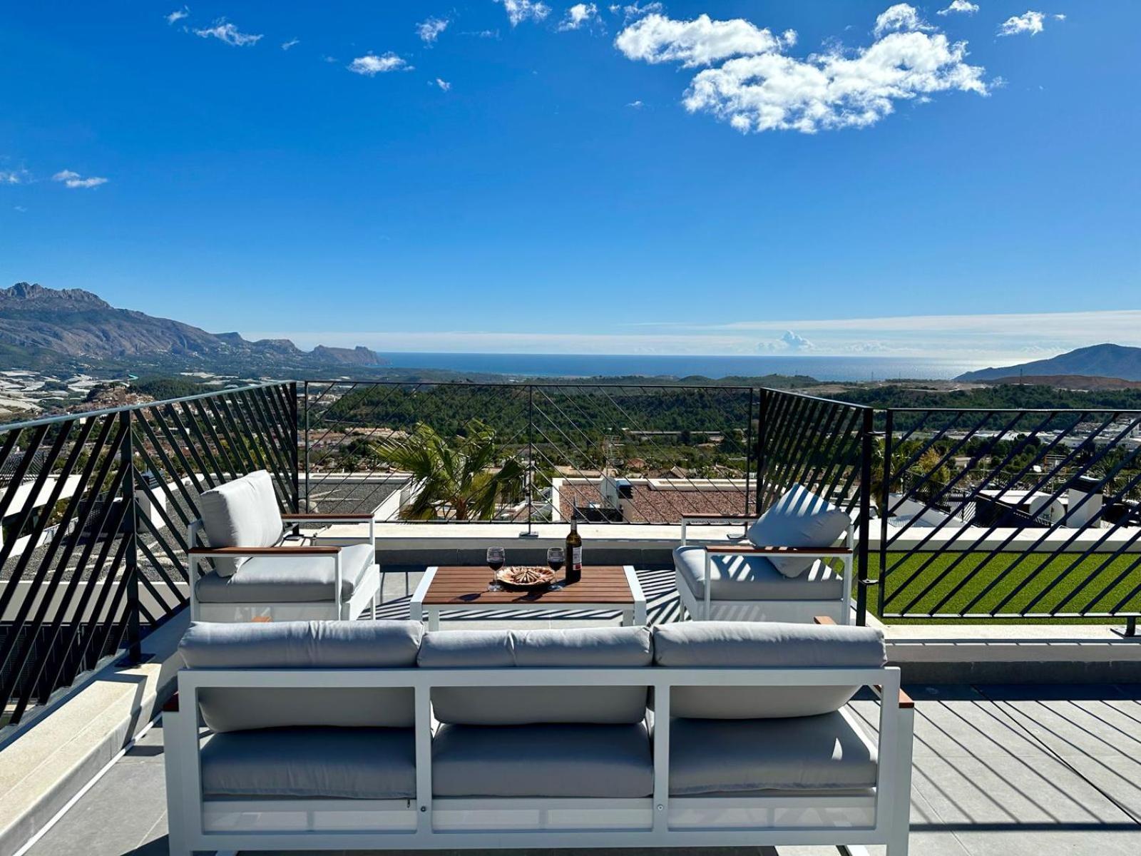 Casa Con Piscina Privada Polop Villa Exteriör bild