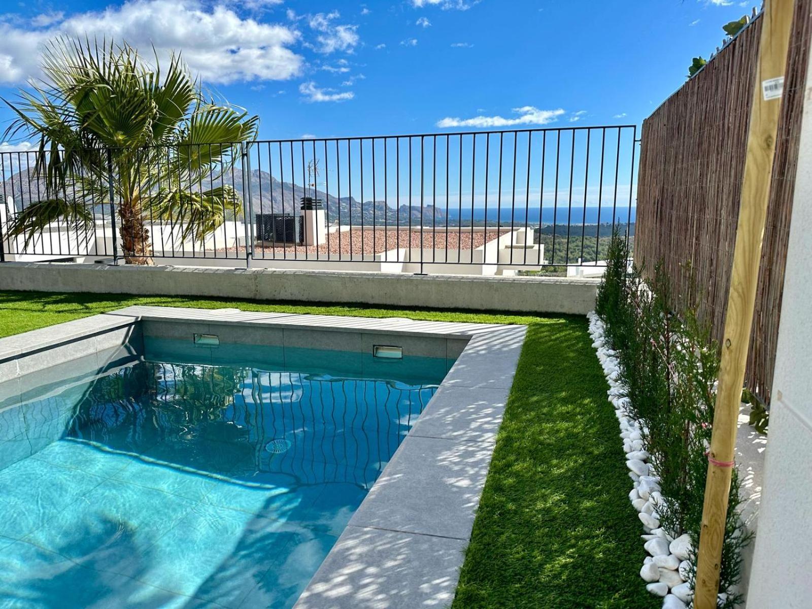 Casa Con Piscina Privada Polop Villa Exteriör bild